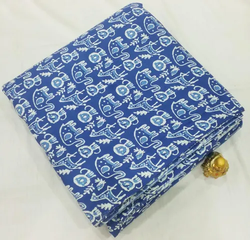 Cotton mul mul    - blue